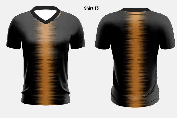 Custom Sublimated V-Neck T-Shirt CST02 Flash Uniforms